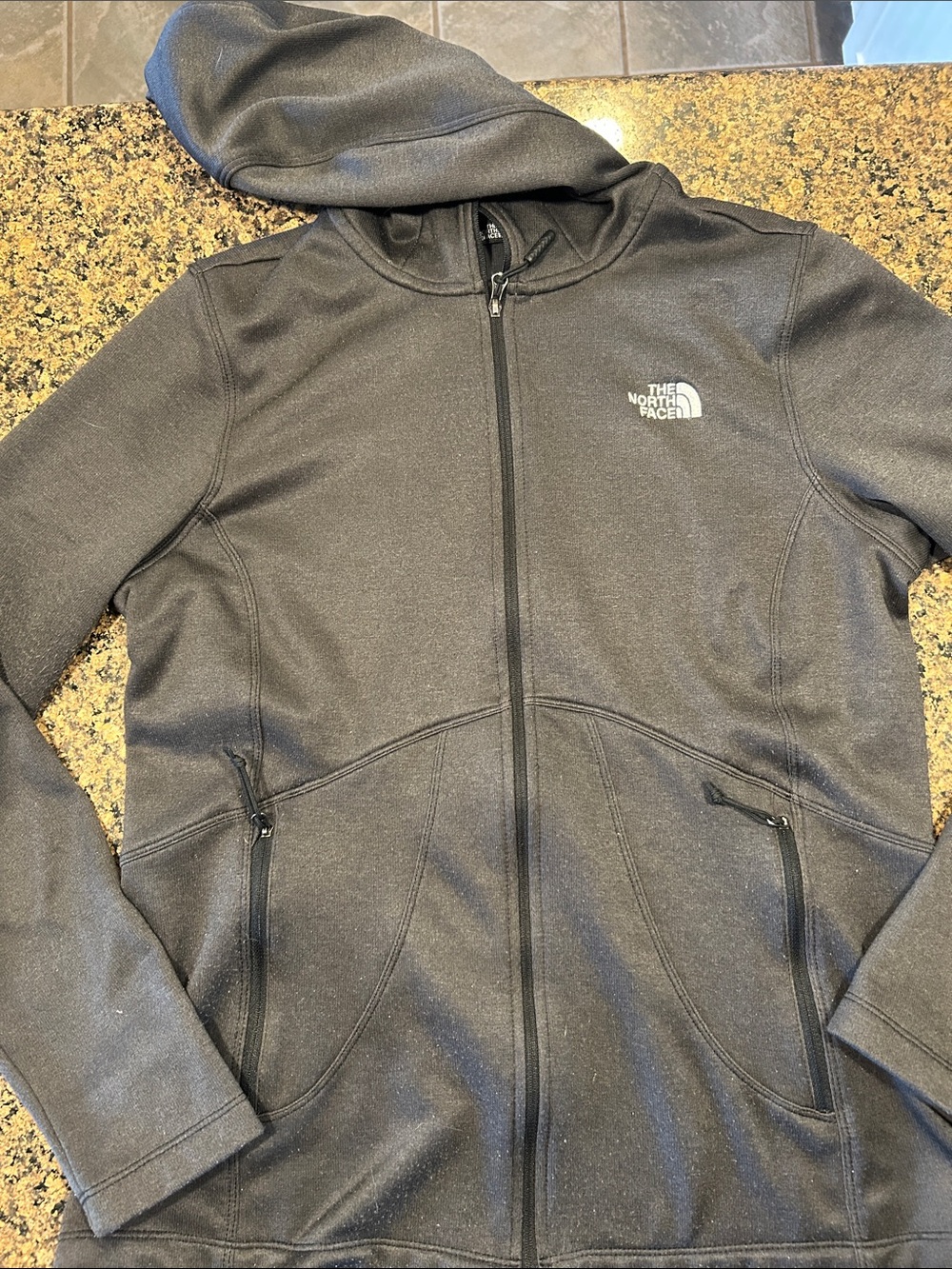 The North Face Women's Black Full-Zip Hooded Sweatshirt